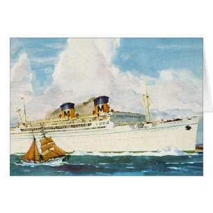 Cartão Matson Liner para o Havaí