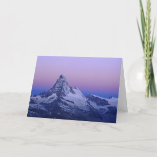 Cartão Matterhorn at dawn, Zermatt, Swiss Alps,