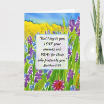 Matthew 5:44 Eu digo a você Ame sua Bíblia de inim