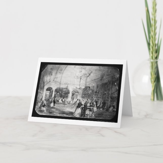 Cartão Matthew Brady Daguerreotype 1854 (Frente)