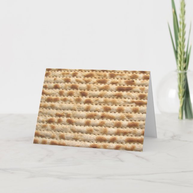 Cartão Matzah biscuit flatbread (Frente)