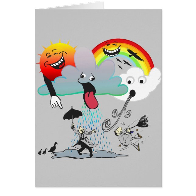 Cartão Mau tempo (Frente)