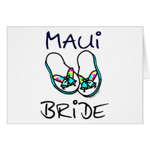 Cartão Maui Bride Wedding