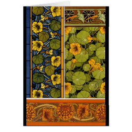 Cartão Maurice Pillard ( dit Verneuil ) Arte Floral Nouve