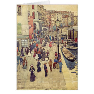 Cartão Maurício Prendergast- Veneza