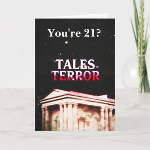 Cartão Mausoleum Tales de aniversário de 21 anos de Terro