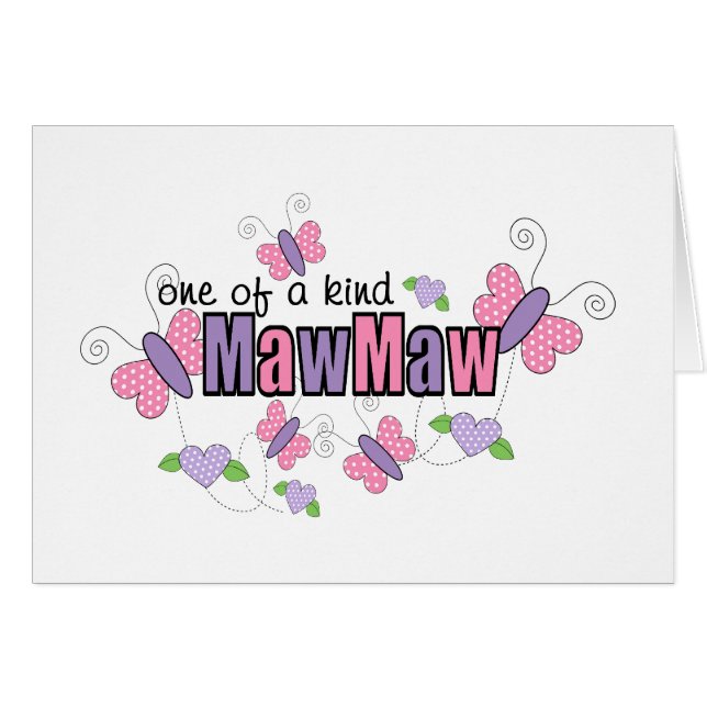 Cartão MawMaw Única (Frente Horizontal)