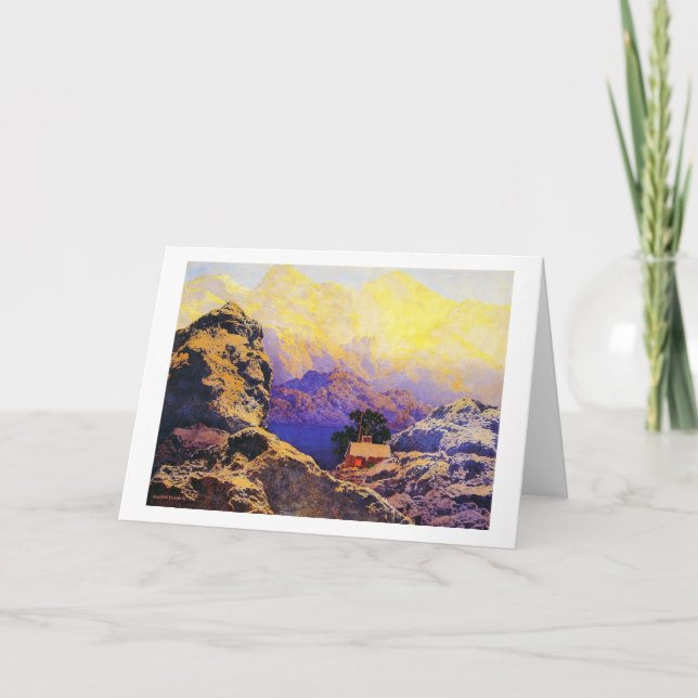 Cartão Maxfield Parrish, obtendo longe dele todo, 1941 (Frente)