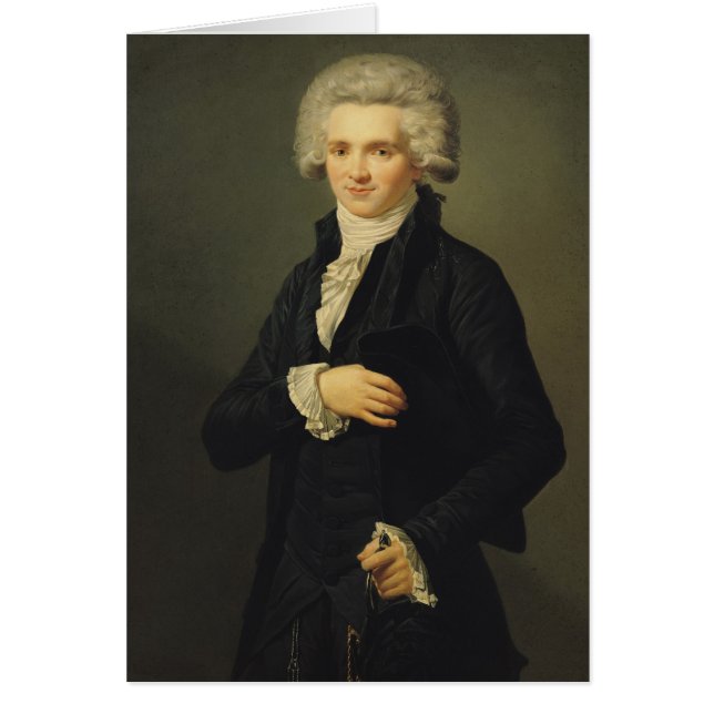 Cartão Maximiliano de Robespierre 1791 (Frente)