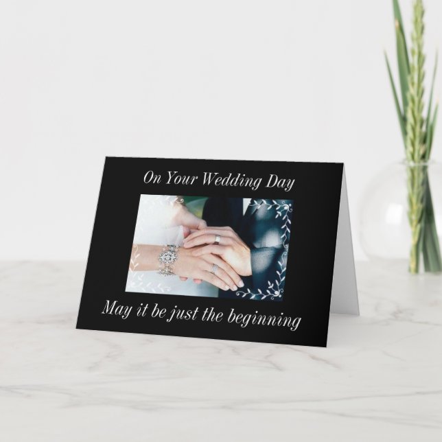 CARTÃO MAY ALL YOUR DREAMS COME TRUE-WEDDING CARD (Frente)