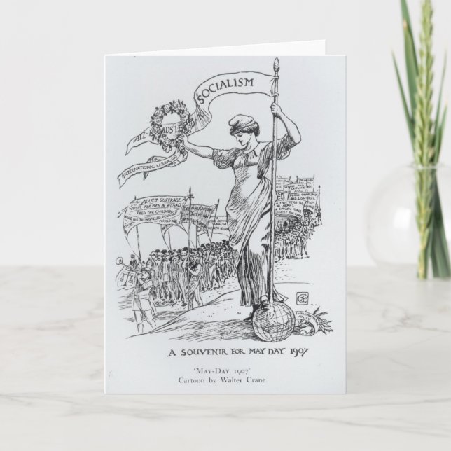 Cartão May Day, 1907 (Frente)