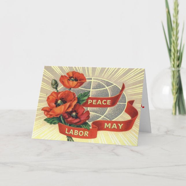 Cartão May Day Greeting Card (Frente)
