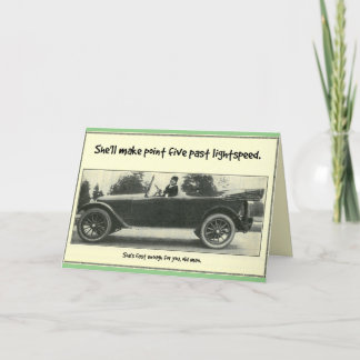 Cartão May the Fourth Be With You funny greeting card