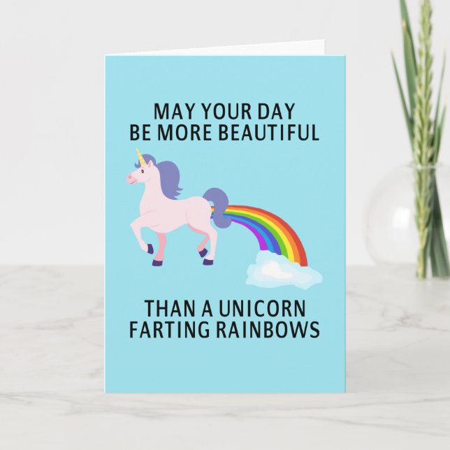 Cartão May Your Day Be More Beautiful Card (Frente)