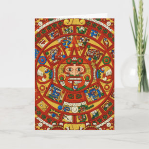 Cartão Mayan Maya Aztec Symbol - Customizable Card!
