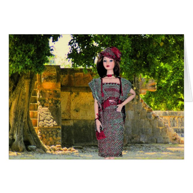 CARTÃO MAYAN SCENE PHOTO MONTAGE (Frente Horizontal)