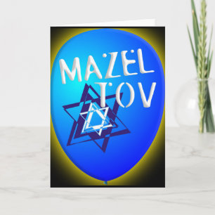 Cartão Mazel Tov