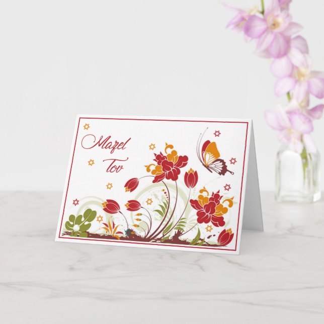 Cartão Mazel Tov Card (Orquídea)