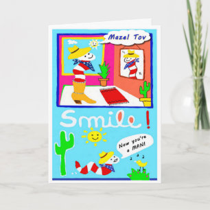 Cartão Mazel Tov on your Bar Mitzvah card
