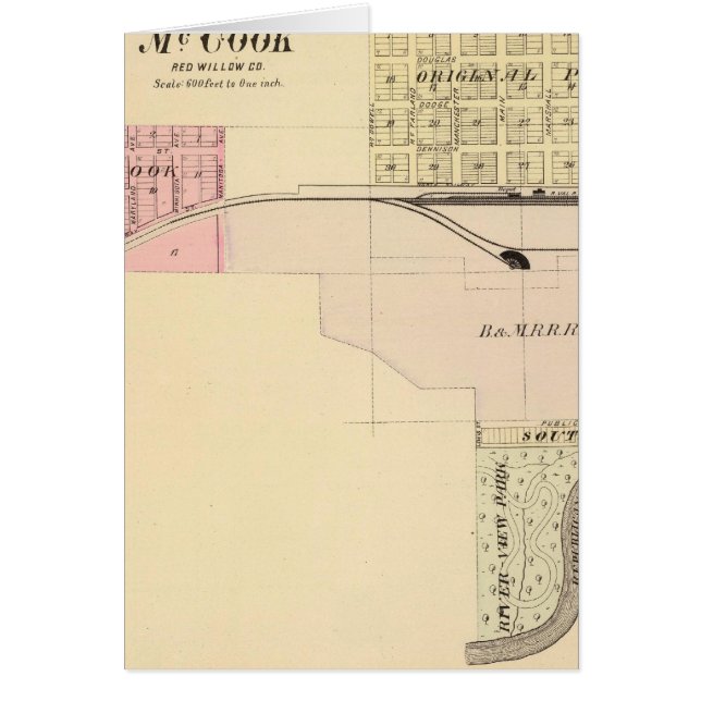 Cartão McCook, Nebraska (Frente)