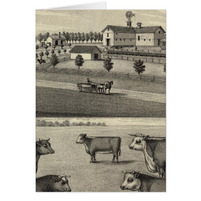 Cartão McDonald Fazenda, Nebraska (Frente)