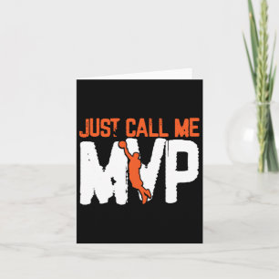 Cartão Me Chame De Bysketbyll De Diversão Mvp