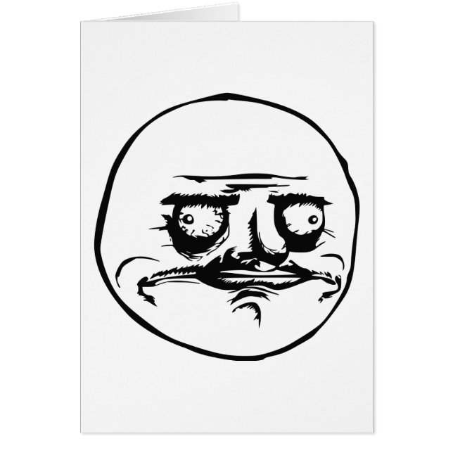 Cartão Me Gusta Meme (Frente)