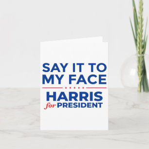 Cartão Me Kamala Harris Para A Eleição Do Presidente 2024