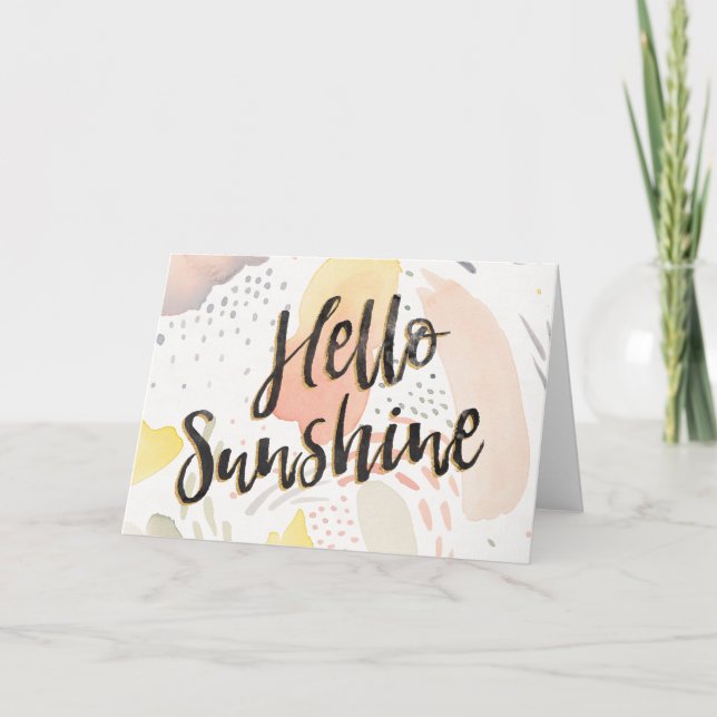 Cartão Meadow Breeze II | Hello Sunshine (Frente)