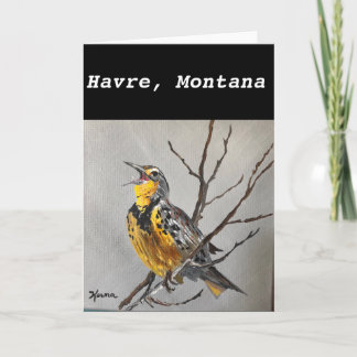Cartão Meadowlark Card - Havre, Montana