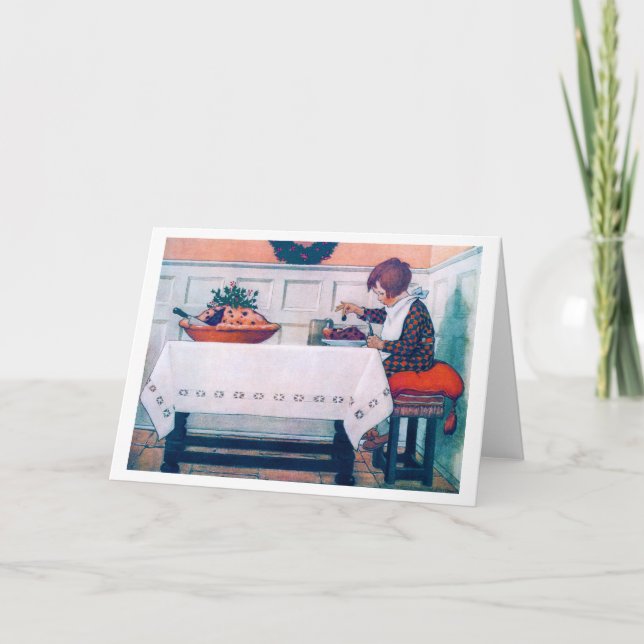 Cartão Meal de Natal, Jessie Willcox Smith (Frente)