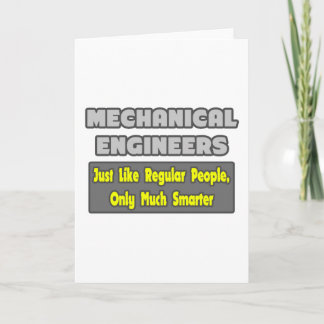 Cartão Mechanical Engineers...Smarter