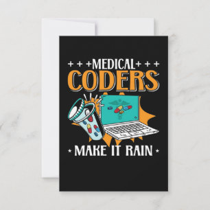 Cartão Medical Coders Make It Rain