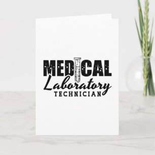 Cartão Medical Laboratory Technician Doctor Lab Tech