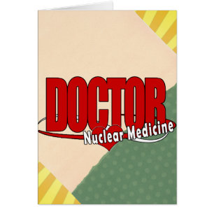 CARTÃO MEDICAMENTO NUCLEAR DO MÉDICO LOGOTIPO