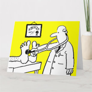 Cartão Médico com Stetoscope