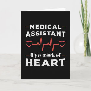 Cartão Médico Coração Assistente Médico Enfermeiro Medica