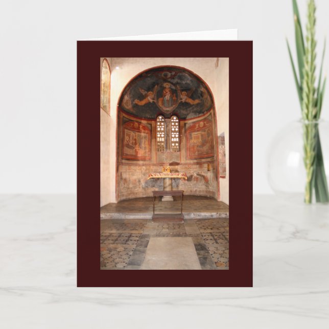 Cartão Medieval Frescoes (Frente)