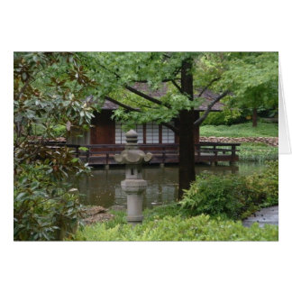 Cartão Meditação Asiática