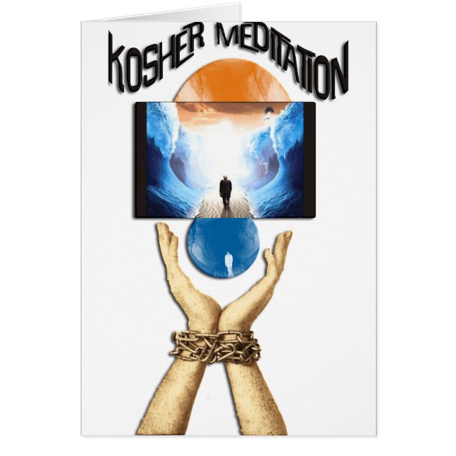 Cartão Meditação Kosher (Frente)