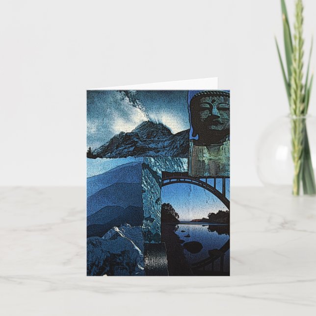 Cartão Meditação Notecard 4 (Frente)