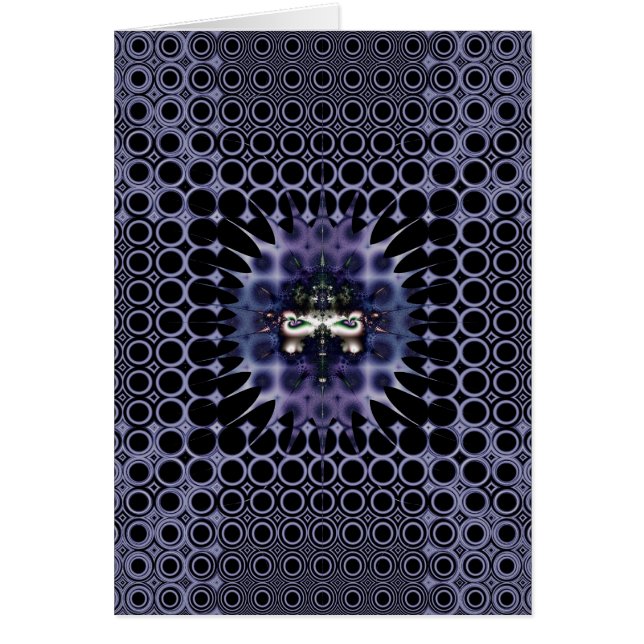 Cartão Meditação Roxa (Frente)