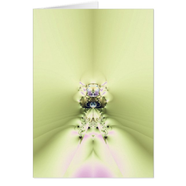 Cartão Meditação Verde (Frente)