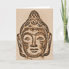 Cartão Meditating Buddha Greeting Card