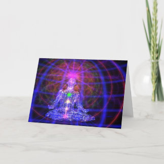 Cartão Meditation Man Greeting Card - 5x7