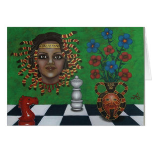 Cartão Medusa de sorriso