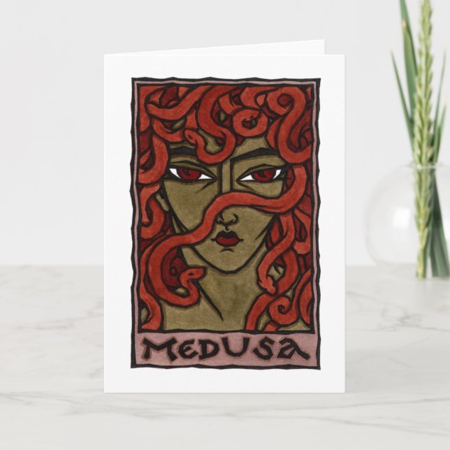 Cartão Medusa Greeting Card (Frente)