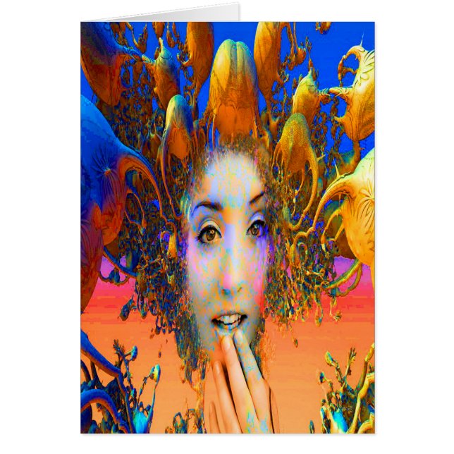 Cartão Medusa Orgânica (Frente)