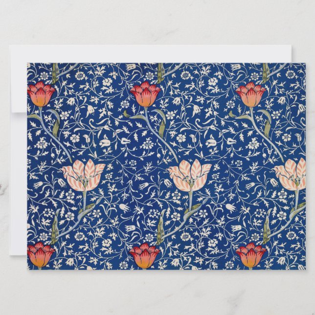 Cartão Medway Pattern (por William Morris) (Frente)