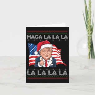Cartão Mega La Donald Trump Potus 47 Natal Feio
